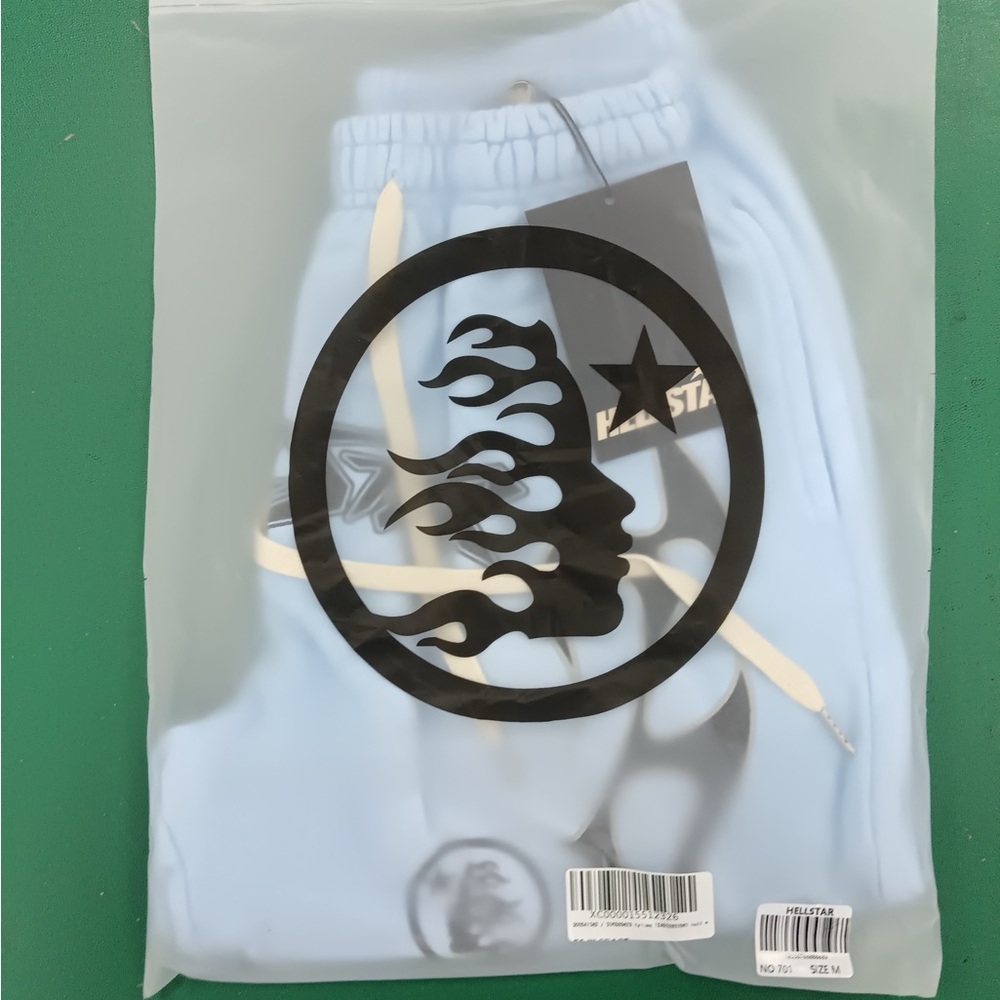 Hellstar light blue shorts